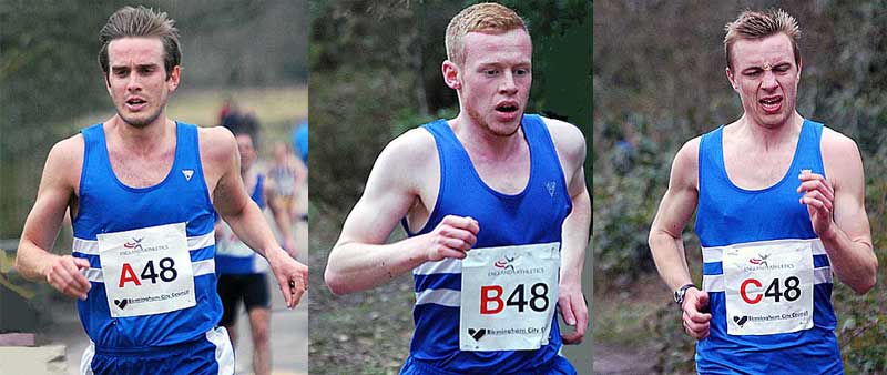Matt Nicholson, Jonnie Nisbet and Nick Swinburn in action at Sutton Park on April 13th