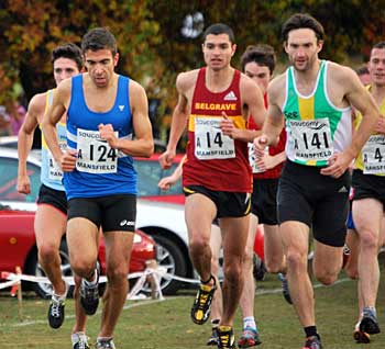 Senior Mens race at 
Mansfield