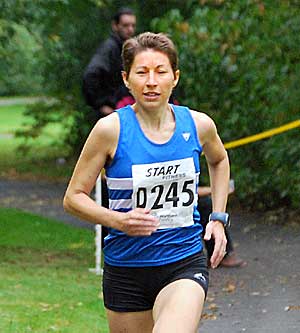 Sarah Wilkinson in action at Warrington on Saturday 24th September